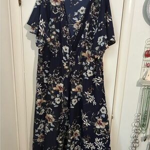 Floral Navy Dress